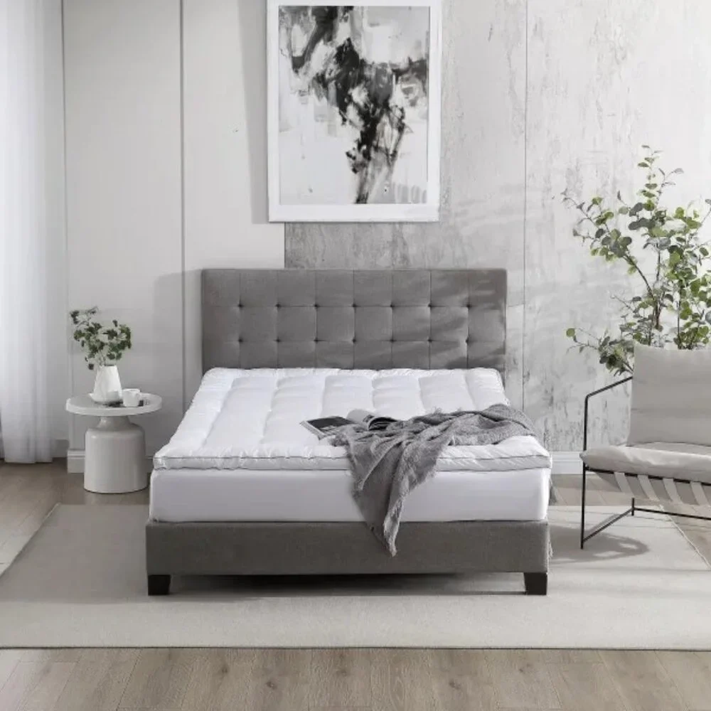 Hotel Grand Polyester Filled 2” Mattress Topper, NWT